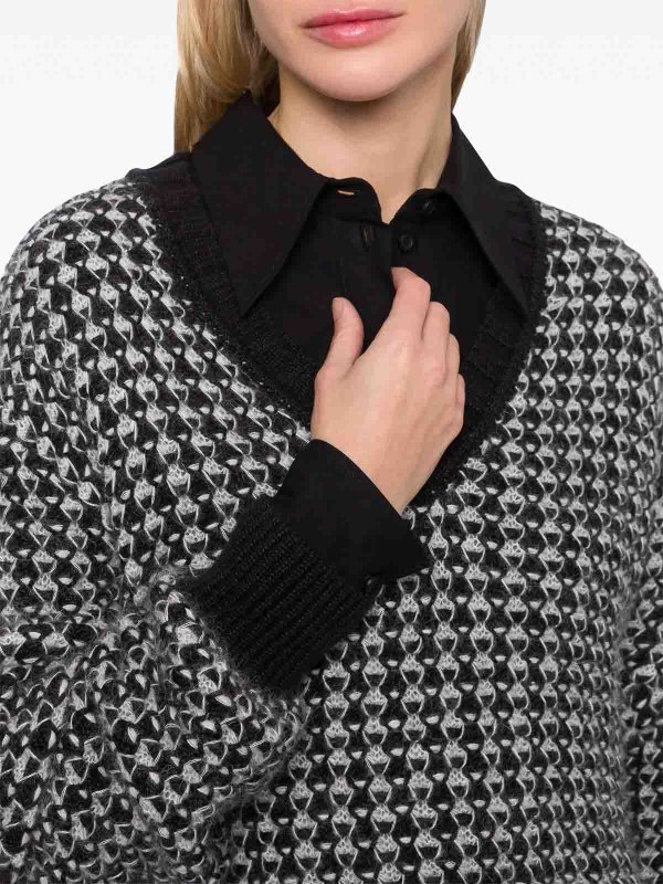 Mohair blend sweater shop online: ALBERTA FERRETTI