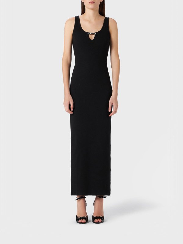 BLUMARINE: knee length dresses online - Rib Dress