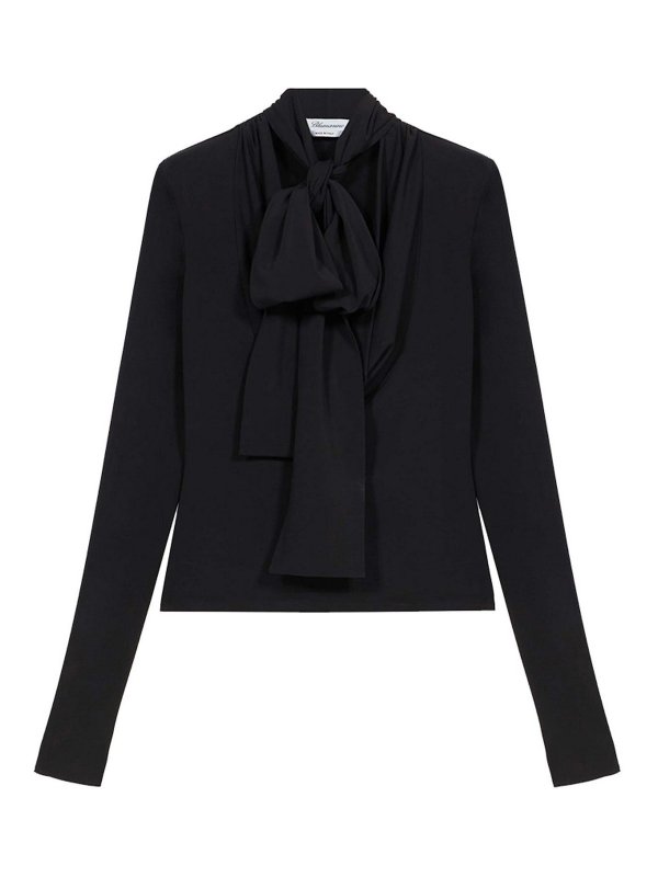 BLUMARINE: Blusen - Bluse - Schwarz