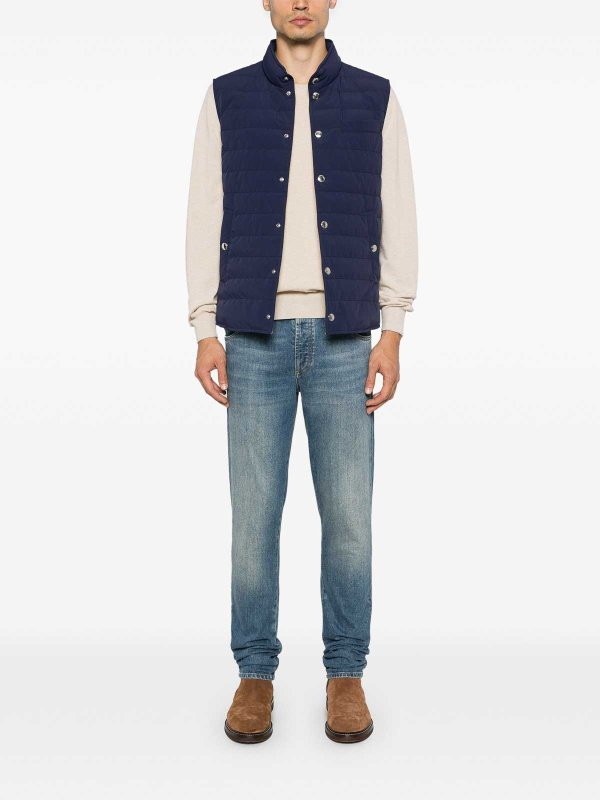 BRUNELLO CUCINELLI: Westen online - Weste - Blau