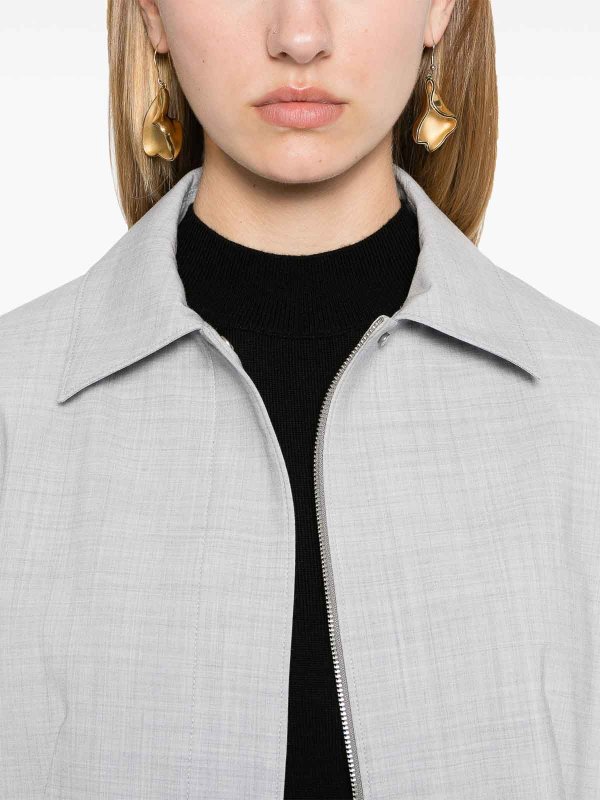 Wool Blend Short Jacket shop online: CALVIN KLEIN