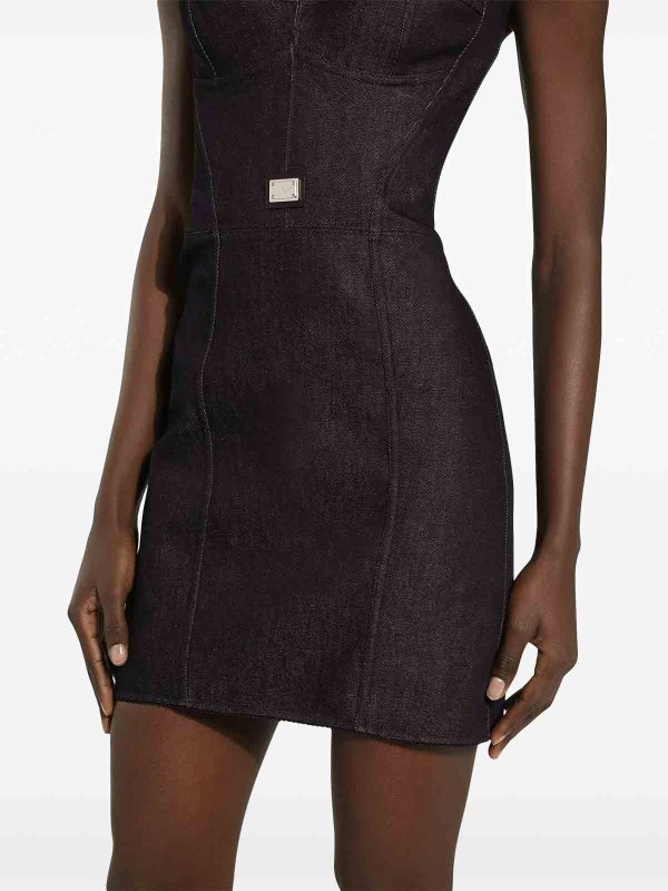 DOLCE & GABBANA buy online 膝丈ドレス - ベージュ