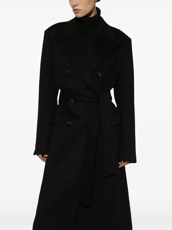 DOLCE & GABBANA buy online Kurzer Mantel - Schwarz