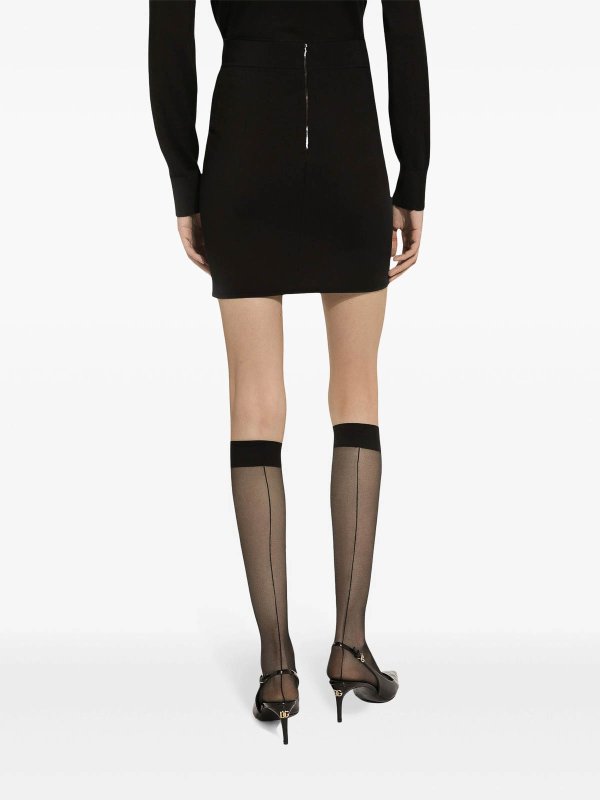 Jupe Midi - Noir shop online: DOLCE & GABBANA
