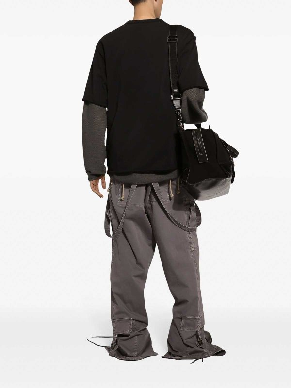 The Best Shops DOLCE & GABBANA: Strickpullover mit Rundhalsausschnitt - Rundhalspullover - Grau