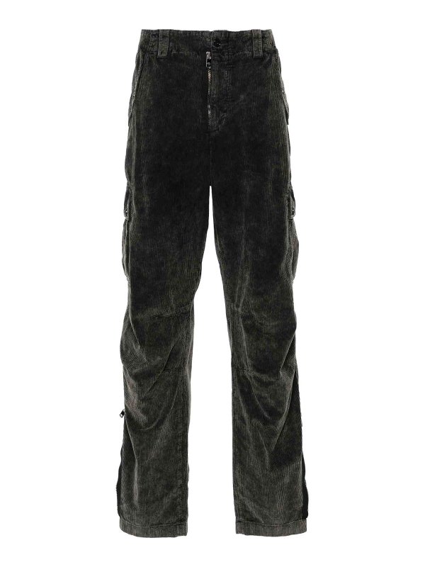 DOLCE & GABBANA: Pantalones casual - Pantalón Casual - Negro