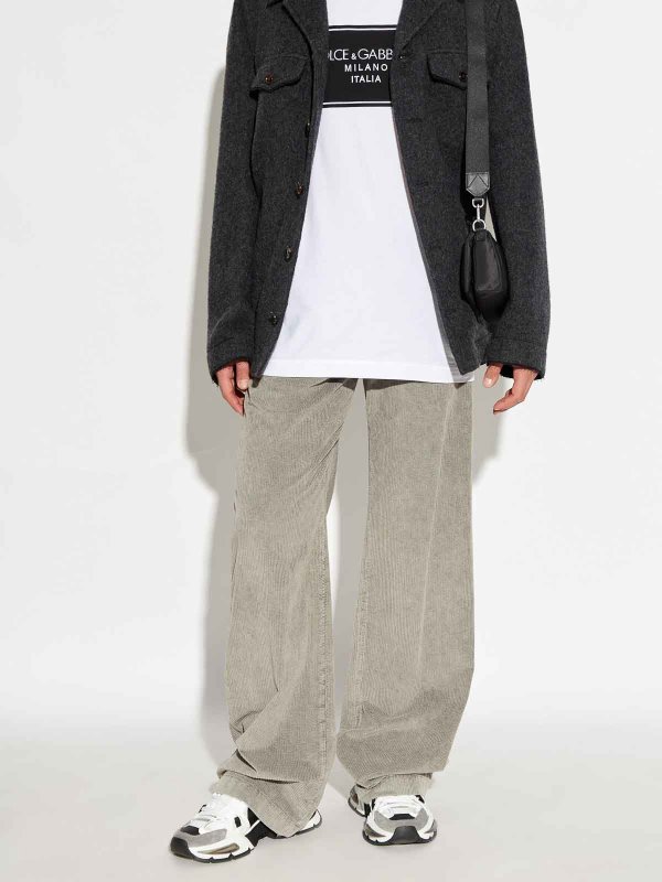 DOLCE & GABBANA: Pantalones casual online - Pantalón Casual - Negro