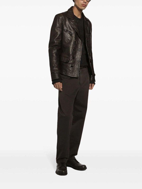 DOLCE & GABBANA: カジュアルトラウザー online - カジュアルパンツ - グレー