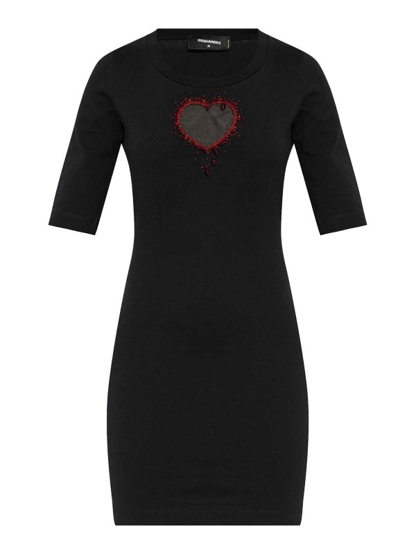 DSQUARED2: knee length dresses - Midi dress