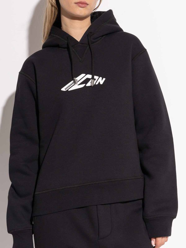 The Best Shops DSQUARED2: Sudaderas y suéteres - Sudadera - Negro
