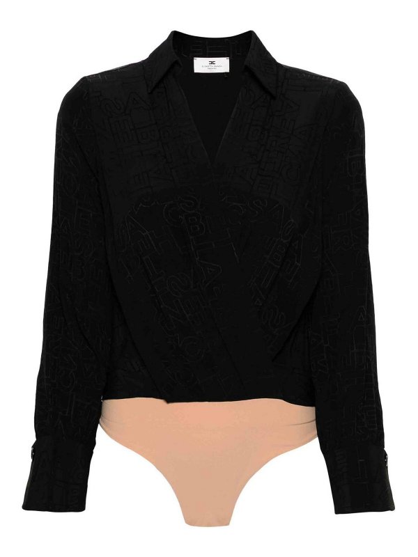 ELISABETTA FRANCHI: Tops & Tank tops - Bodysuit shirt