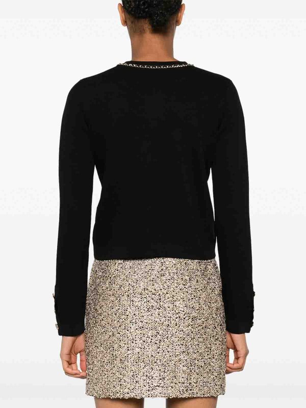 ボートネック - 黒 shop online: ELISABETTA FRANCHI