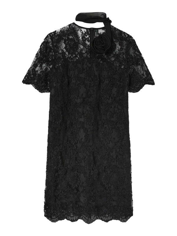 ERMANNO SCERVINO: ショートドレス - ショートドレス - 黒