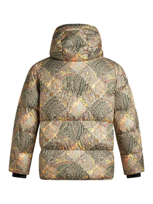 ETRO: giacche imbottite online - Piumino con cappuccio