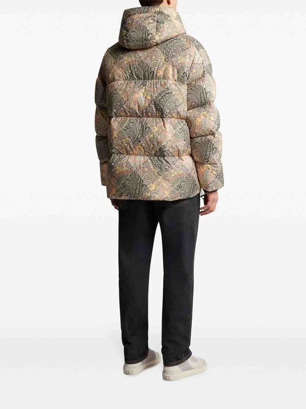 Piumino con cappuccio shop online: ETRO