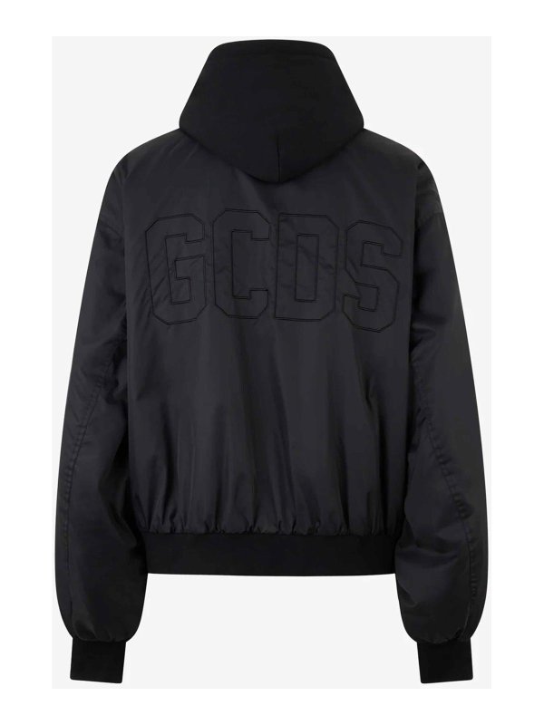 GCDS: giacche bomber online - Bomber con cappuccio