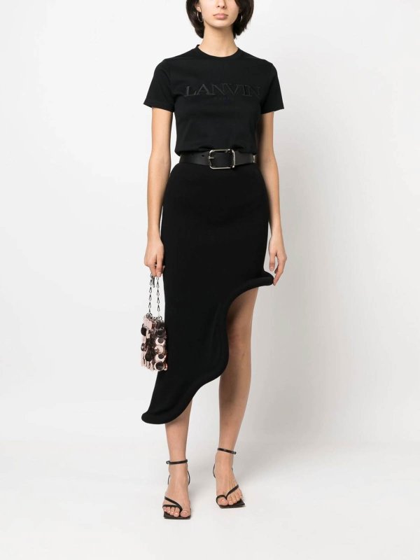 LANVIN: Camisetas online - Camiseta - Negro
