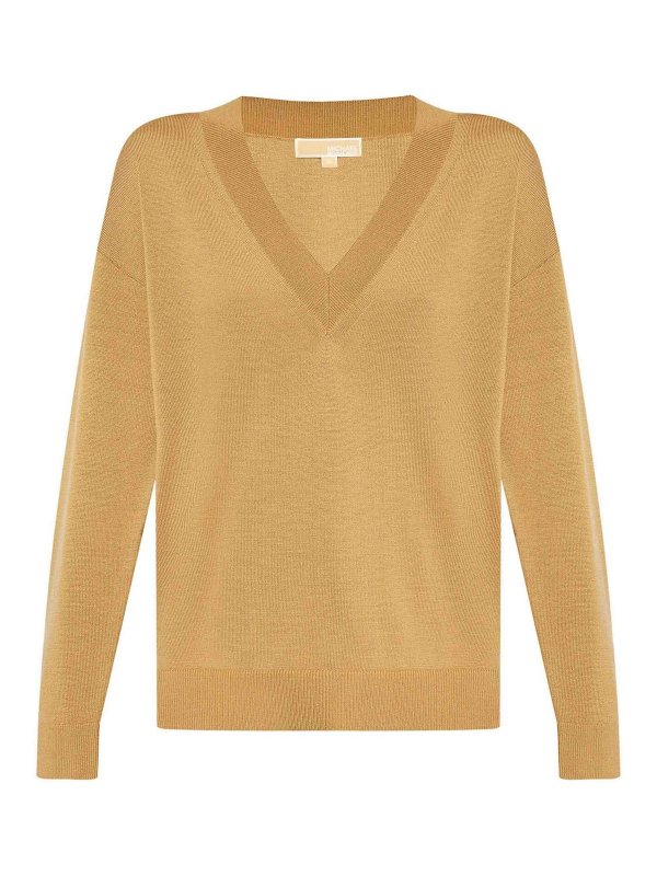MICHAEL KORS: crew necks - Sweaters In Merino