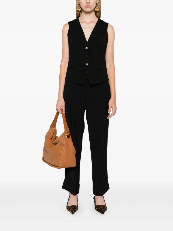 P.A.R.O.S.H.: ベスト＆チョッキ online - ウェストコート/ジレ - 黒