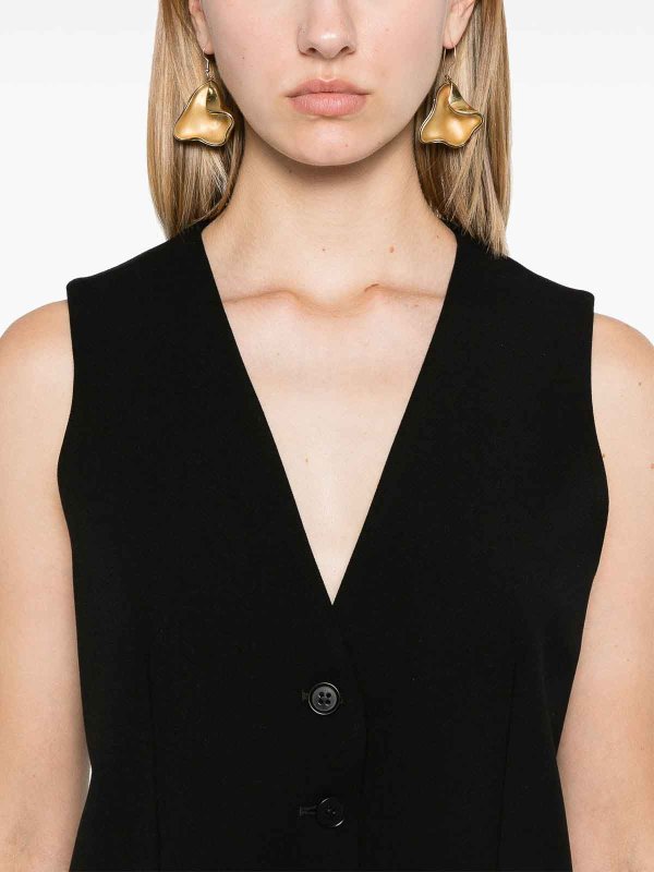 P.A.R.O.S.H. buy online ウェストコート/ジレ - 黒