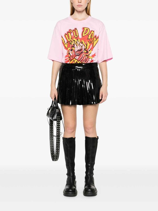 P.A.R.O.S.H.: ミニスカート online - 膝丈/ミディスカート - 黒