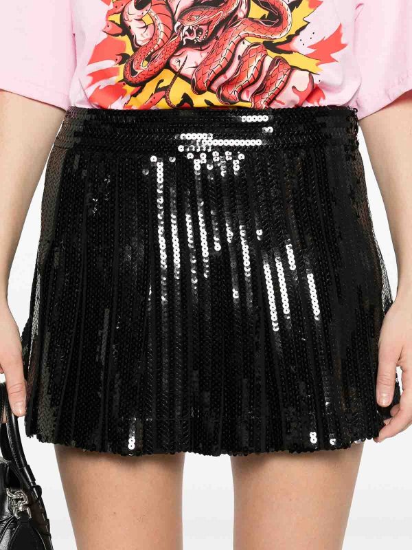 P.A.R.O.S.H. buy online 膝丈/ミディスカート - 黒