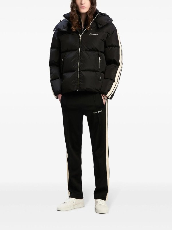 Palm Angels: Kurze Daunenjacken online - Daunenjacke - Schwarz