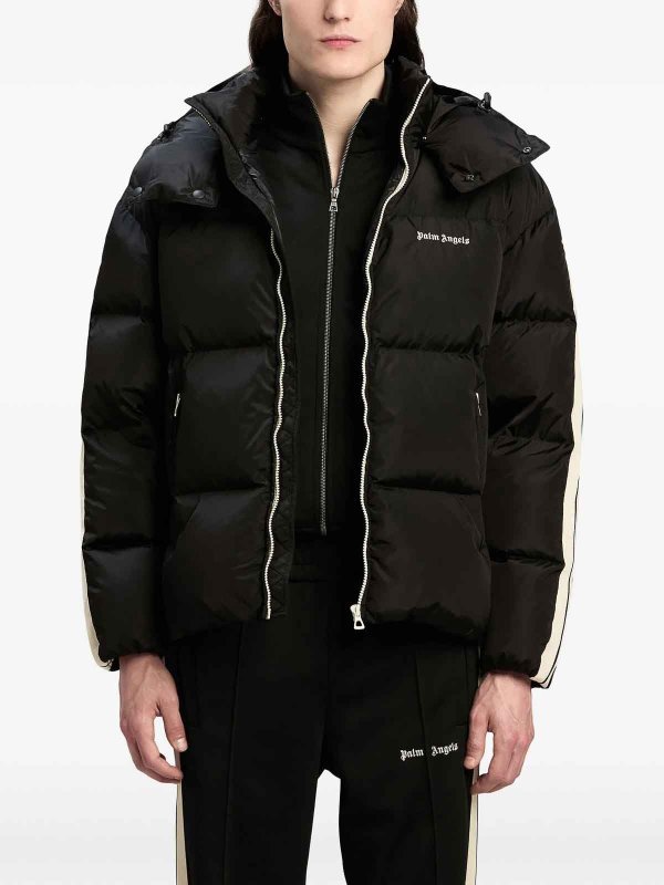 The Best Shops Palm Angels: Kurze Daunenjacken - Daunenjacke - Schwarz