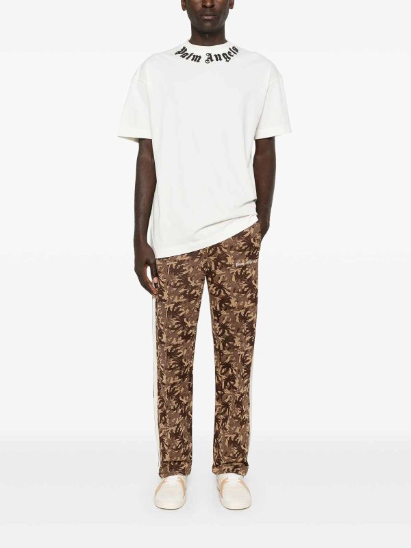 Palm Angels: t-shirt online - Neck Logo Tee