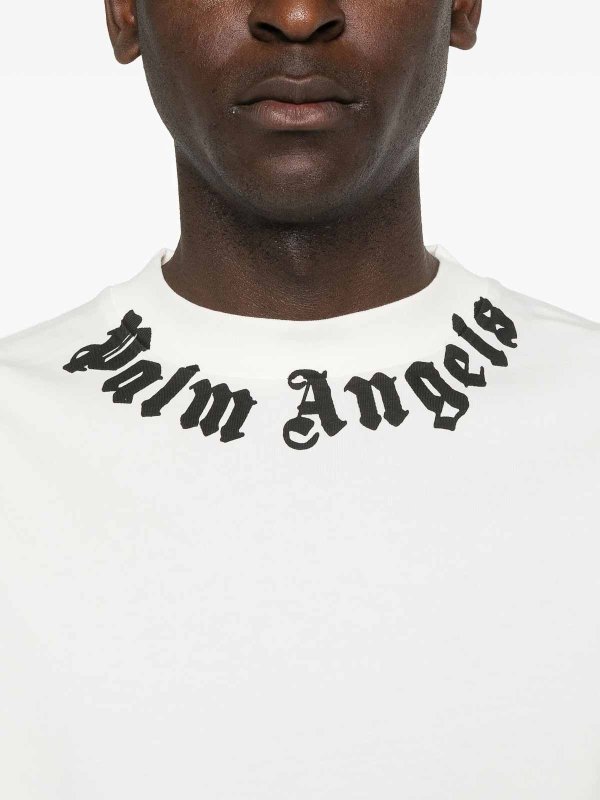 Palm Angels buy online Neck Logo Tee