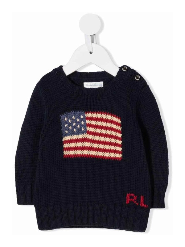 POLO RALPH LAUREN: クルーネック - クルーネック - ダークブルー