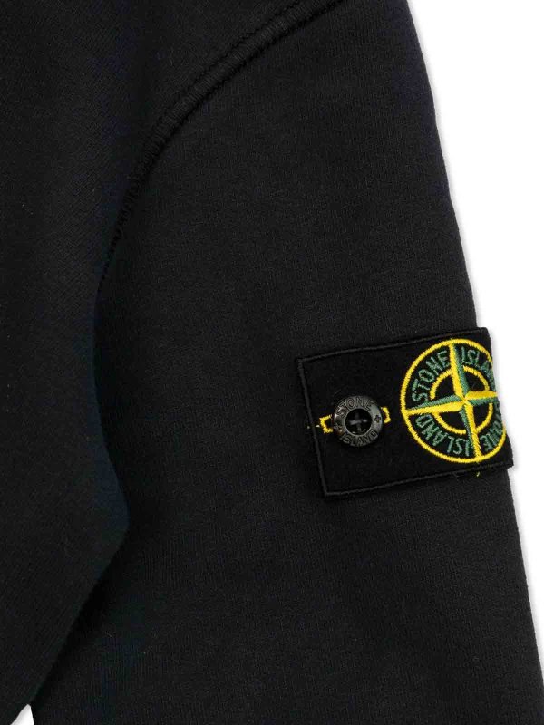 スウェットシャツ/セーター - 黒 shop online: Stone Island Junior