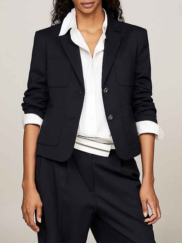 TOMMY HILFIGER: Vestes de costume online - Blazer - Bleu