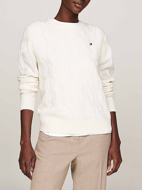 TOMMY HILFIGER: クルーネック online - クルーネック - 白