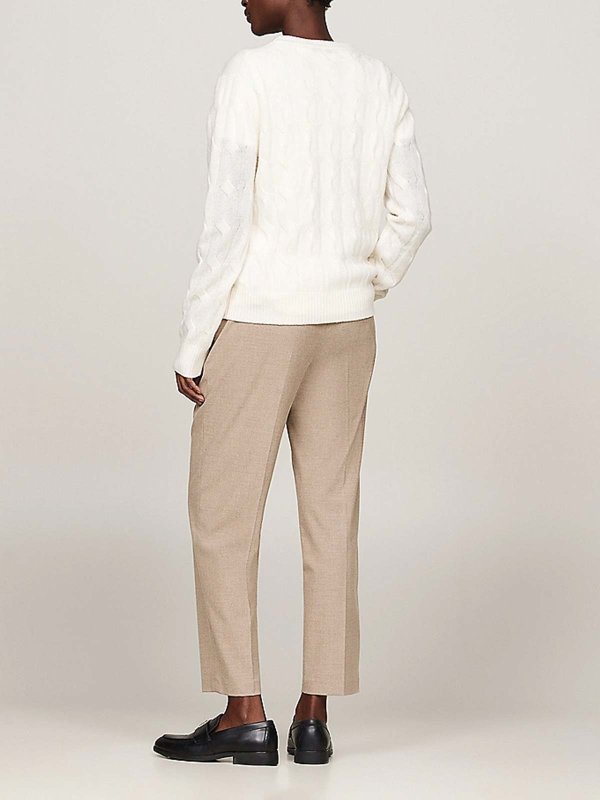 The Best Shops TOMMY HILFIGER: クルーネック - クルーネック - 白