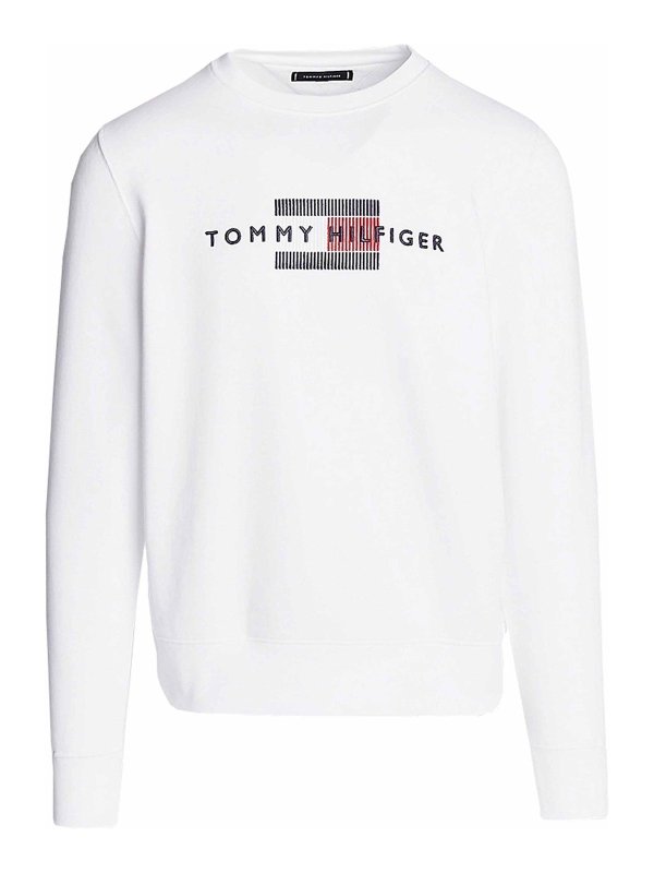 TOMMY HILFIGER: Sudaderas y suéteres - Sudadera - Blanco