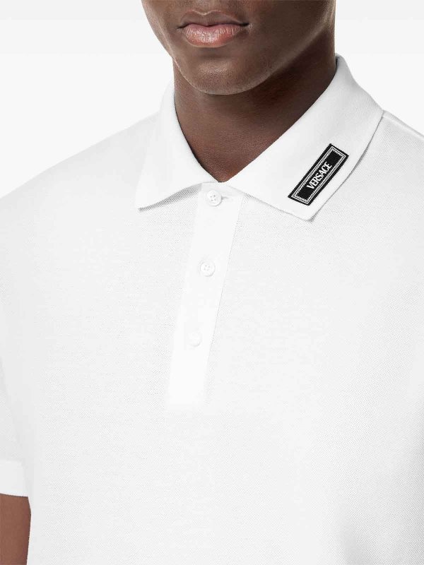 Polo - Blanco shop online: VERSACE