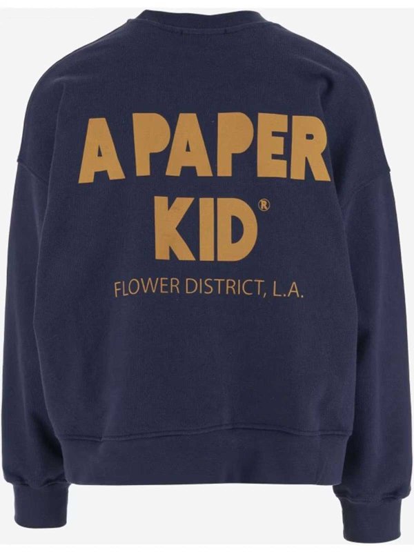 A PAPER KID: スウェット＆セーター online - スウェットシャツ/セーター - ブルー