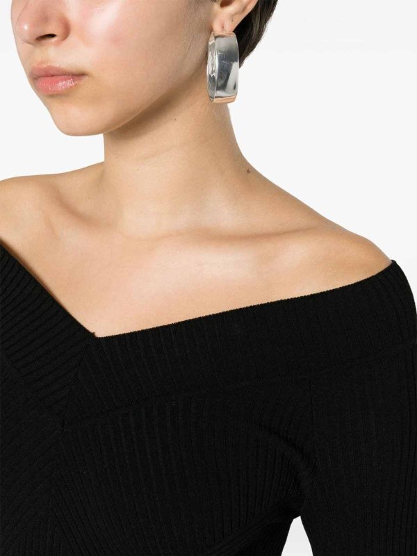 ALBERTA FERRETTI buy online 膝丈ドレス - 黒