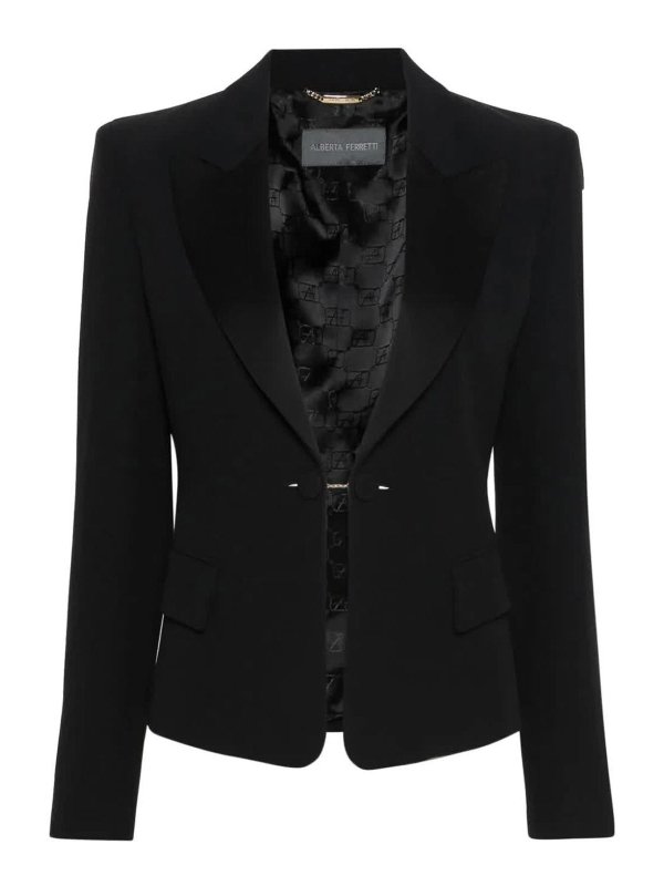 ALBERTA FERRETTI: ブレザー - ブレザー - 黒