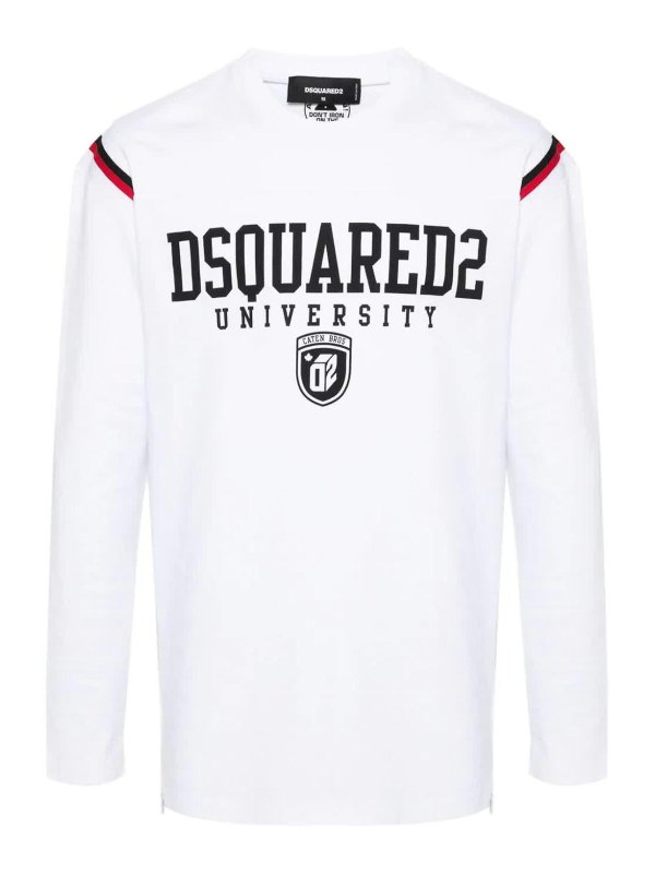 DSQUARED2: t-shirts - Varsity Fit Tee