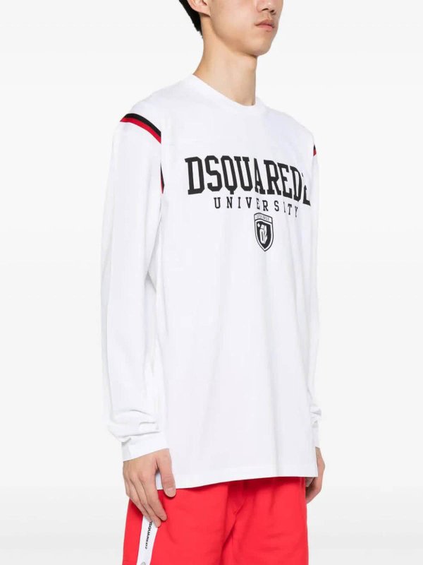 The Best Shops DSQUARED2: t-shirts - Varsity Fit Tee