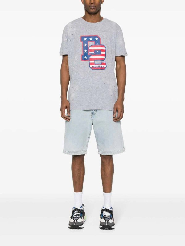 DSQUARED2: Camisetas online - Camiseta - Gris