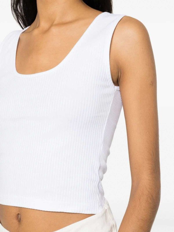 GCDS buy online Canotta con logo scintillante