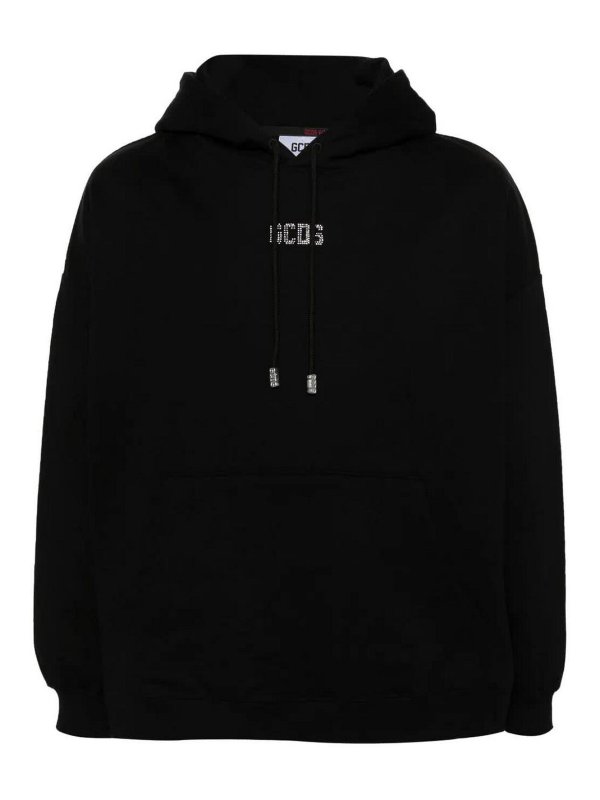 GCDS: スウェット＆セーター - スウェットシャツ/セーター - 黒