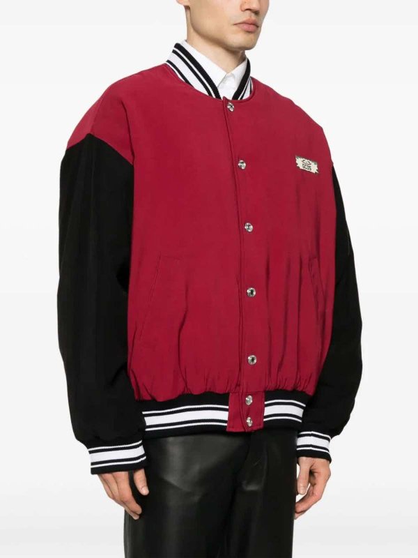 ボンバージャケット - ダークレッド shop online: GCDS