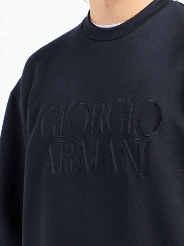 GIORGIO ARMANI buy online スウェットシャツ/セーター - 黒