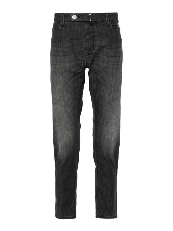 INCOTEX: トラウザーショーツ - ショートパンツ - ダークウォッシュ