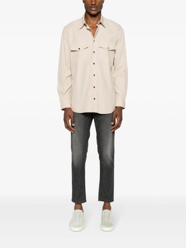 INCOTEX: トラウザーショーツ online - ショートパンツ - ダークウォッシュ