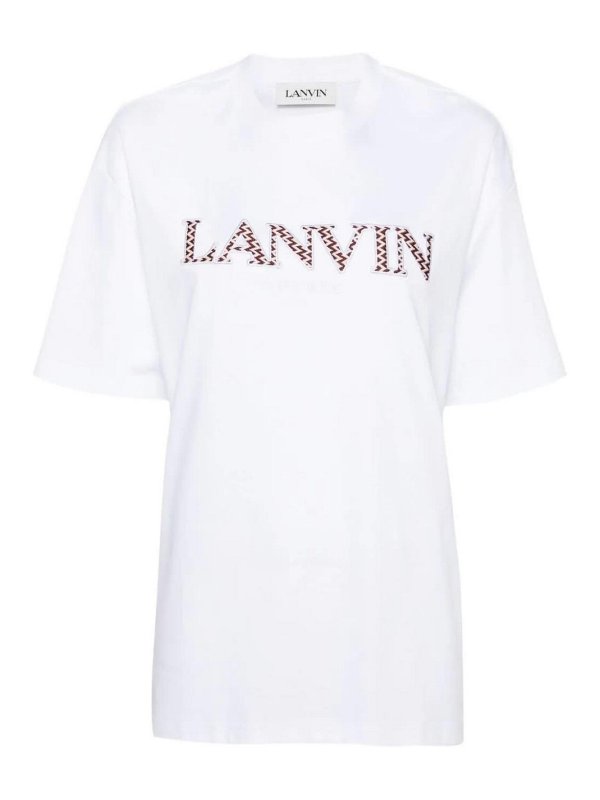 LANVIN: Camisetas - Camiseta - Beis